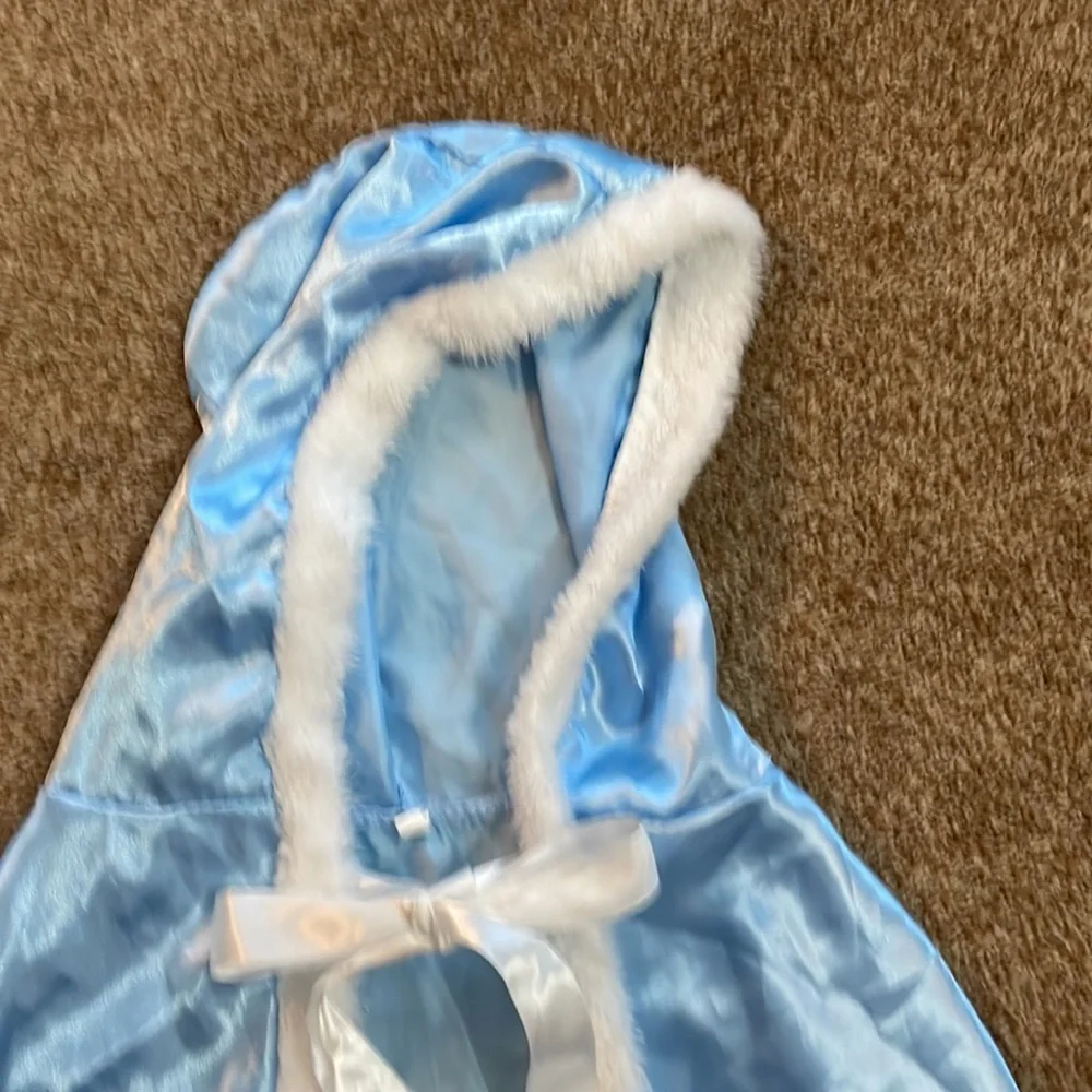 Baby blue Elsa, hooded, cloak, or cape OS